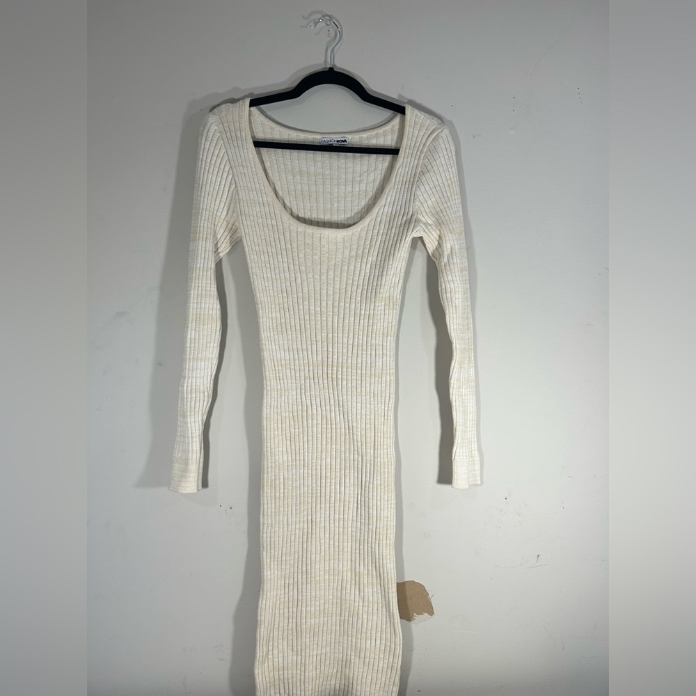 Sweater Midi Dress - Oatmeal